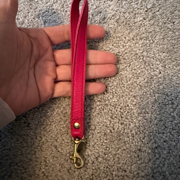 Blair Ritchey Accessories - Blair Ritchey Fuchsia Leather Wristlet Strap